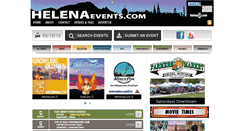 Desktop Screenshot of helenaevents.net