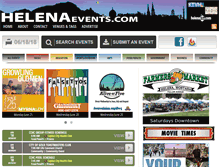 Tablet Screenshot of helenaevents.com